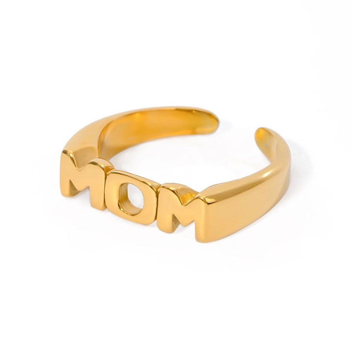 Mom Stainless Steel Ring