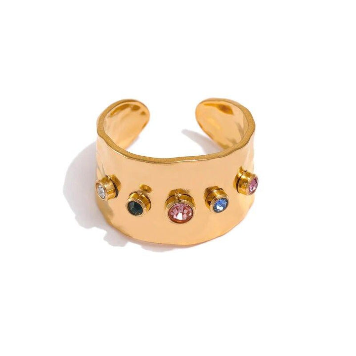 Aurora Stainless Steel Ring