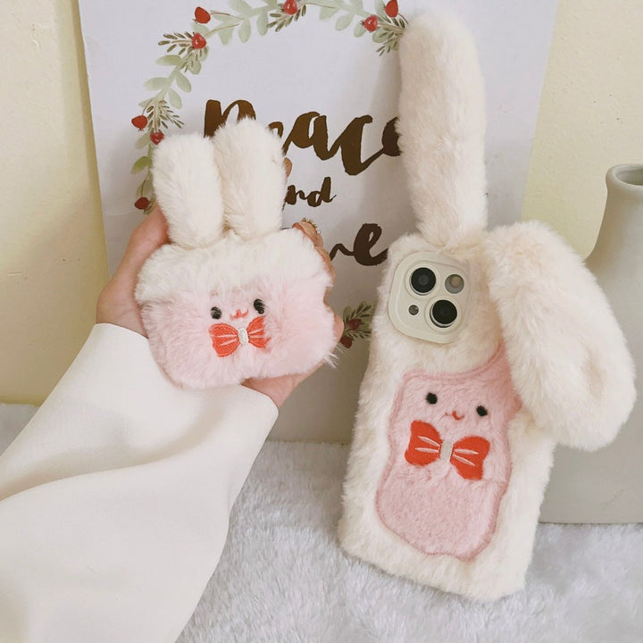 Fur Rabbit Airpod Case Cover