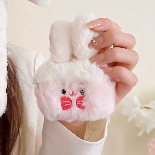 Fur Rabbit Airpod Case Cover