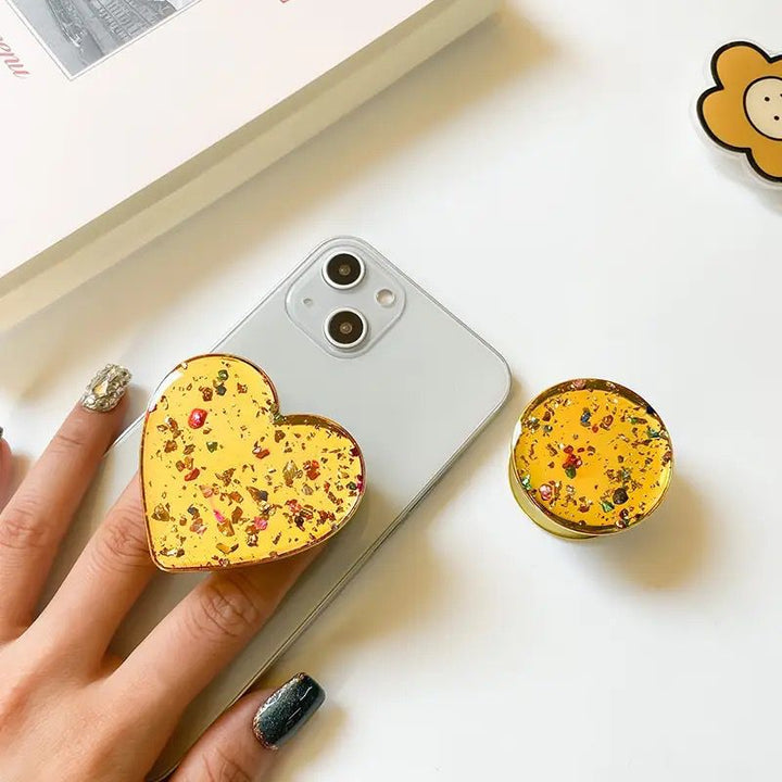 Gold Foil Pop Socket