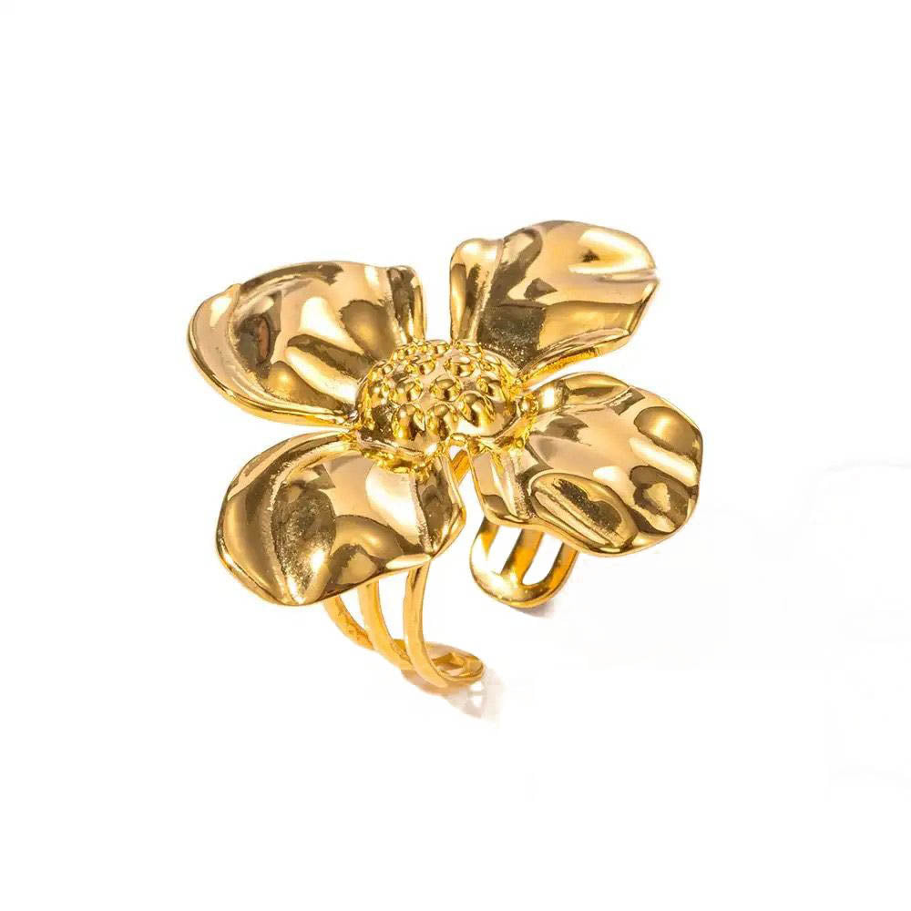 Blossom Stainless Steel Ring