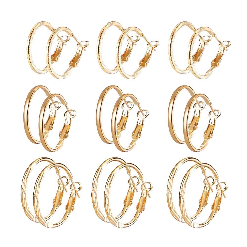 Hoop Love Earring Set Of 9