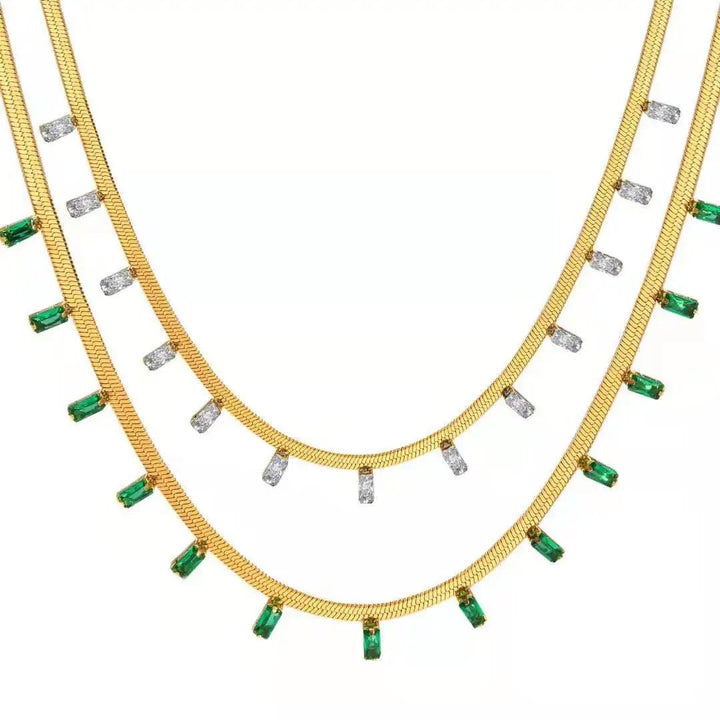 Flat Gold Chain Stainless Steel Necklace