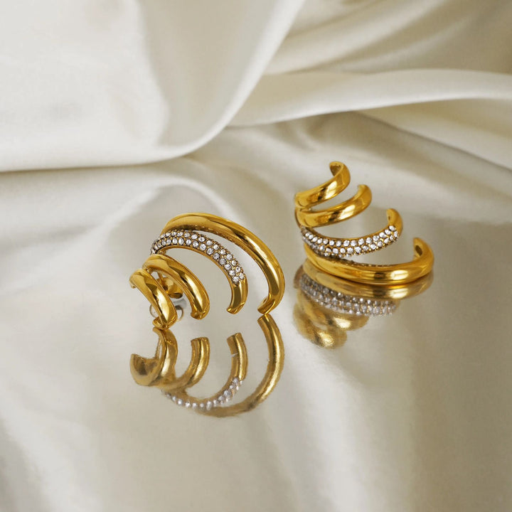 Lustre Loop Stainless Steel Earring