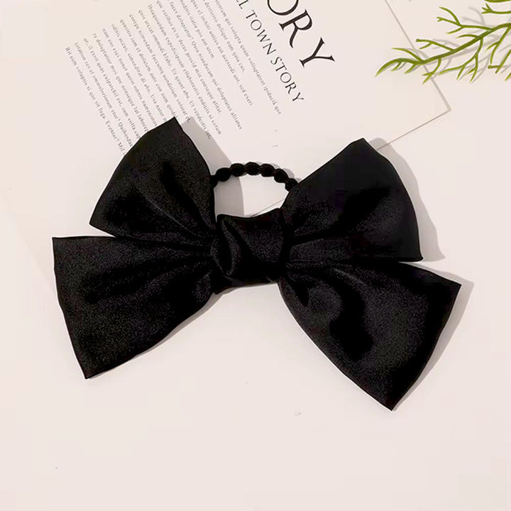 Oversized Satin Ribbon Elastic Band