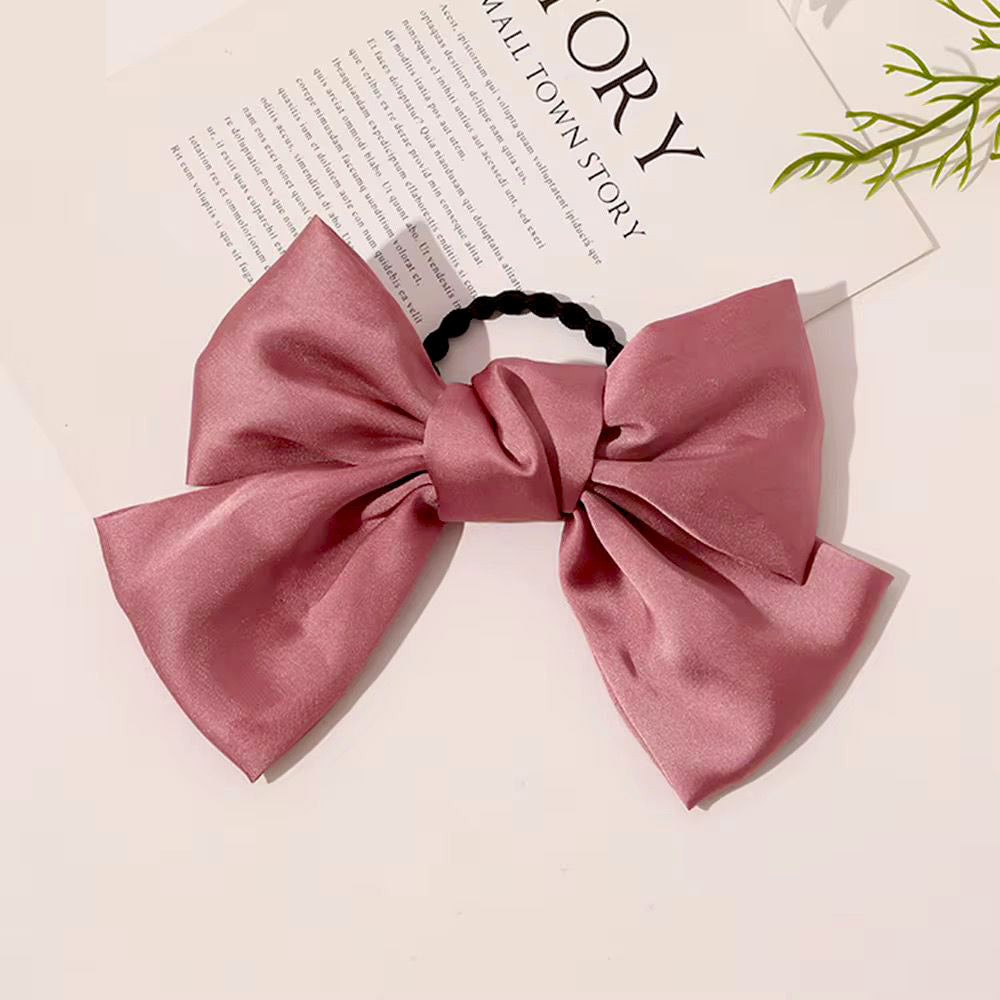 Oversized Satin Ribbon Elastic Band