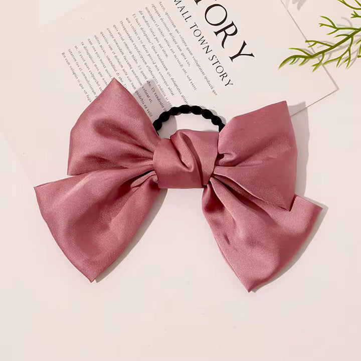Oversized Satin Ribbon Elastic Band