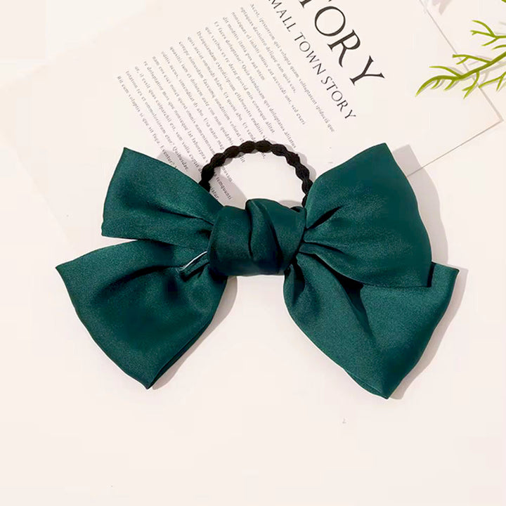 Oversized Satin Ribbon Elastic Band