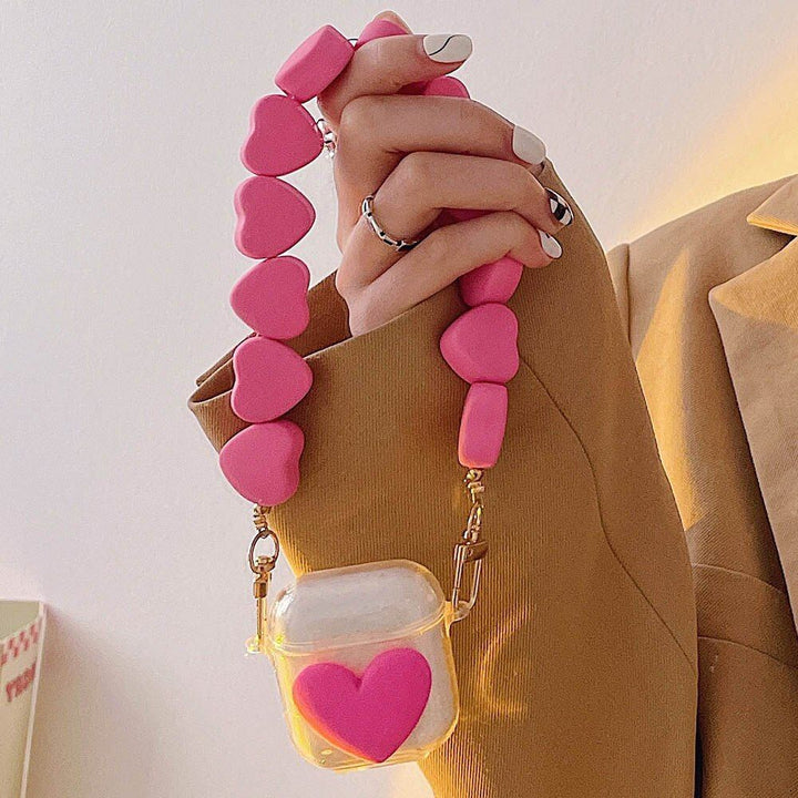 Clear HeartPop Airpod Case