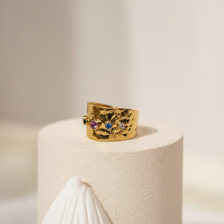 Aurora Stainless Steel Ring