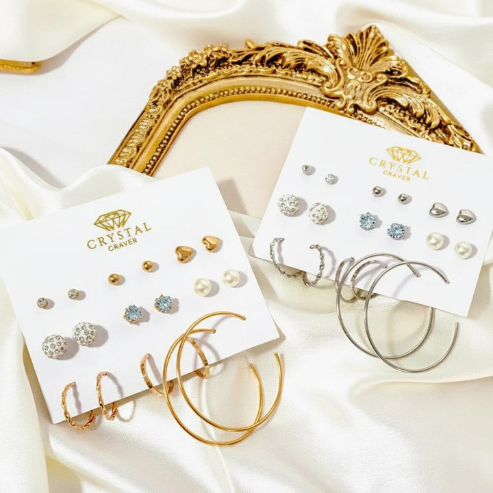 Delicate Dangles Earring Set Of 9