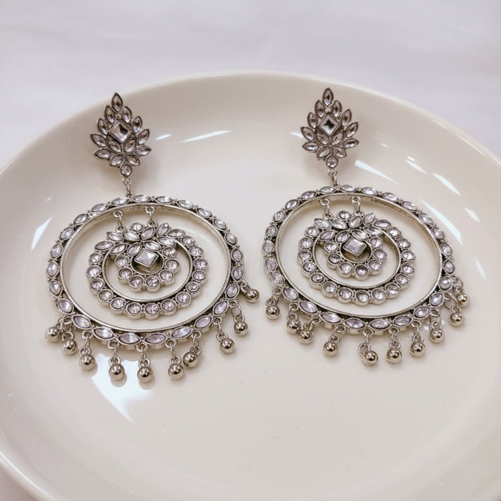 Intricate Delight Oxidised Earrings