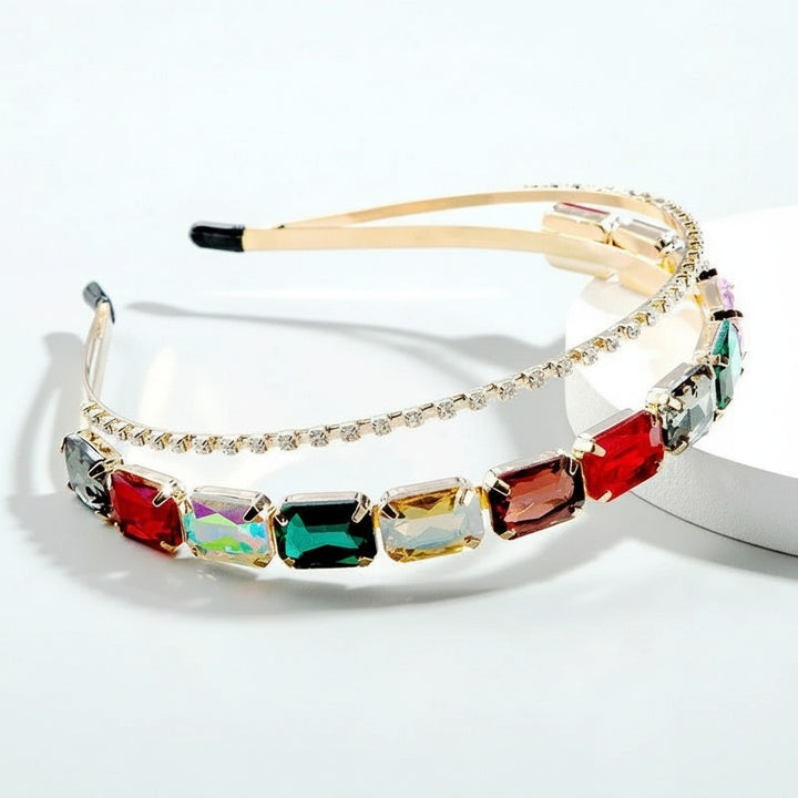 Twinkle Dual Layered Crystal Hairband