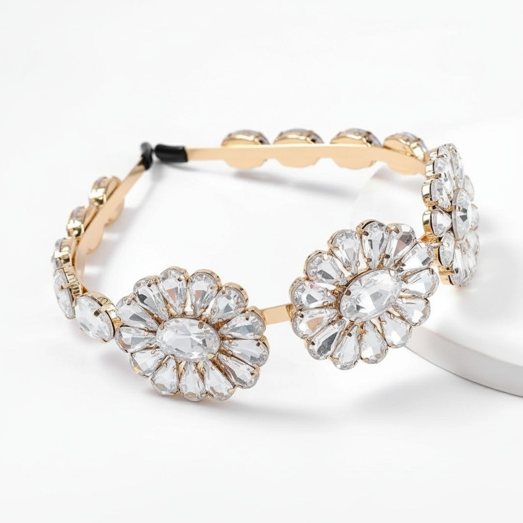 Floral Fiesta Crystal Hair Band