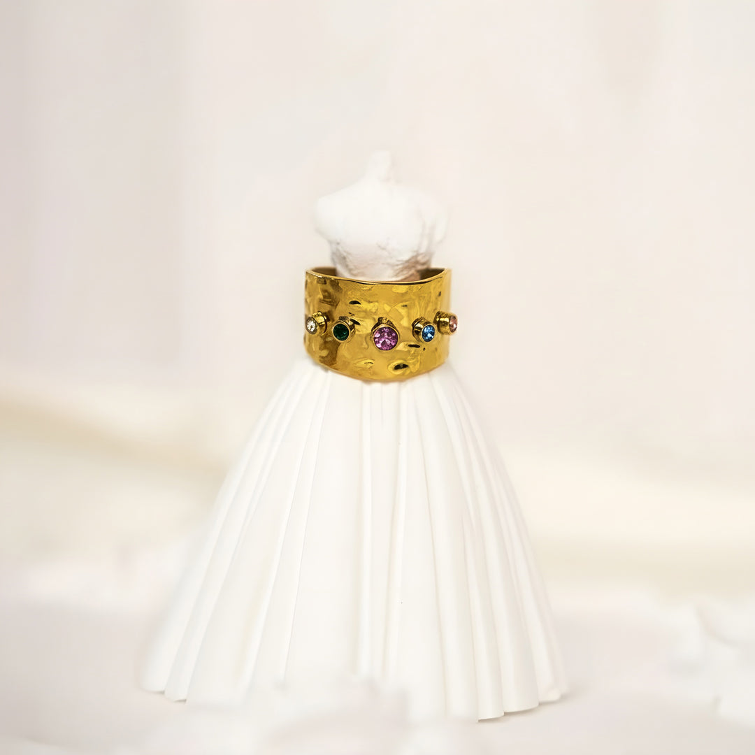 Aurora Stainless Steel Ring