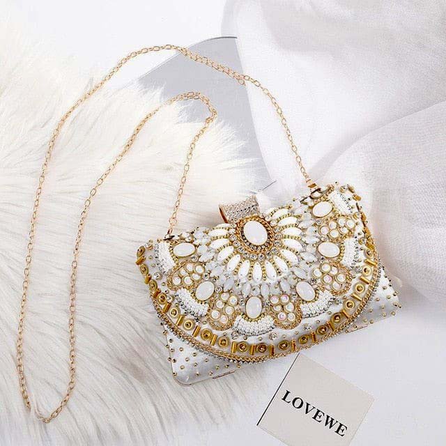 Elegant Evening Bag - Silk, PU, Wrinkled, Unique, Buy Now – Luxy Moon